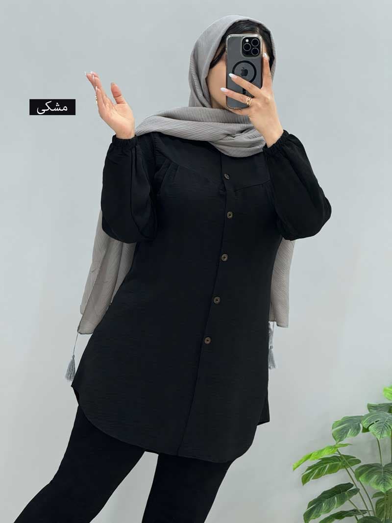 مانتو ابروبادی فرحناز کد 32108 — تصویر ۵