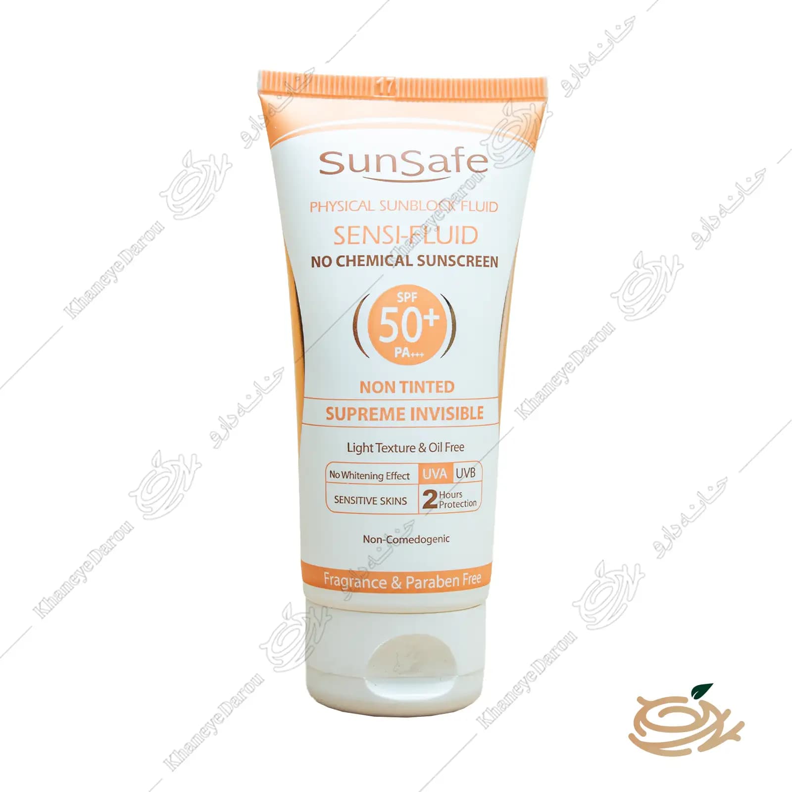 فلوئید ضد آفتاب سان سیف بی رنگ SPF50+ پوست حساس — تصویر ۲