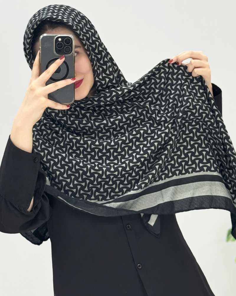 روسری پائیزه کد۸۵۹۰۸ — تصویر ۵