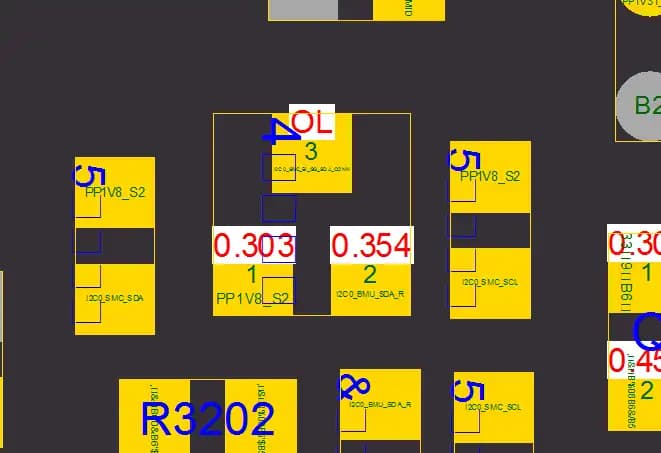 آی سی ترانزیستور ماسفت آیفون ایکس اس مکس | (Q3200)(Q3201)IC Mosfet Transistor iPhone XS Max (RV3C002UNT2CL) — تصویر ۲