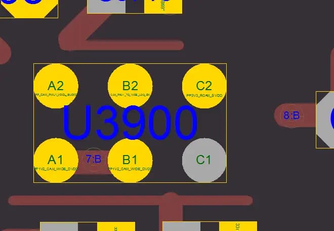 آی سی رگولاتور ال دی اُ آیفون 11 پرومکس | (U4140)(U3920)(U3900)IC Regulator LDO iPhone 11 Pro Max (SCY99247-1.20V) — تصویر ۶