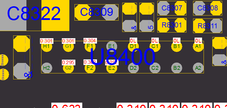 آی سی سنسور مغناطیسی اثر هال آیفون 12 و 12 پرو | (U8400)IC Hall Effect iPhone 12 Pro / 12 (AD5860A2) — تصویر ۲