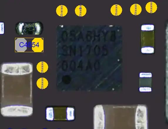 آی سی افزایش دهنده ولتاژ آیفون 12 و 12 پرو | (U4600)((IC DC To DC Converter iPhone 12 Pro / 12 (353S01531(SN1705004A0