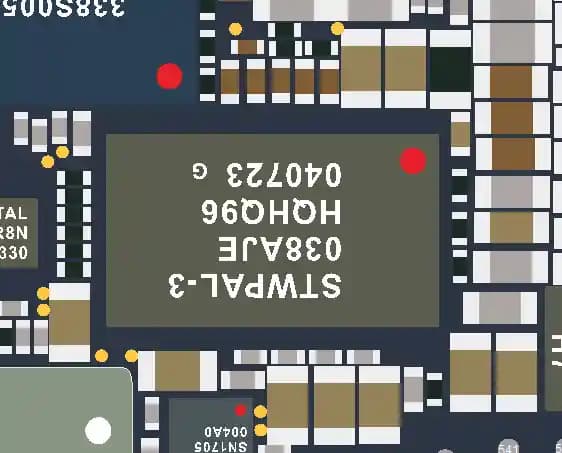 آی سی شارژ بی سیم آیفون 12 و 12 پرو | (U4400)IC Wireless charging iPhone 12 Pro / 12 (STWPSPA1) — تصویر ۳