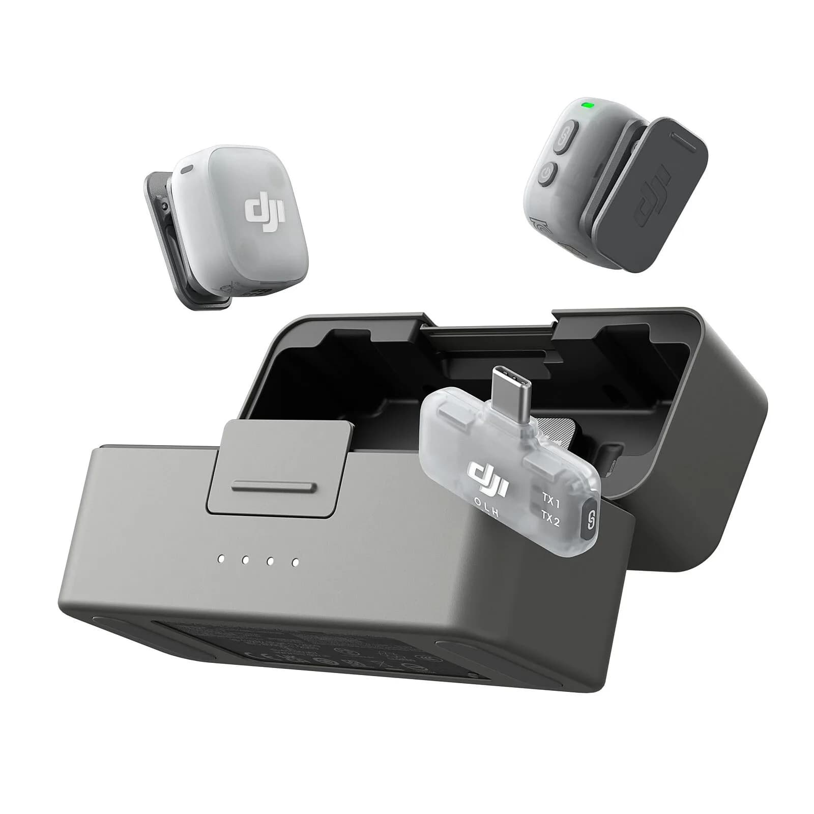 میکروفون یقه‌ای دی‌جی‌آی DJI Mic Mini 2 (2 TX + 1 Mobile RX + Charging Case)