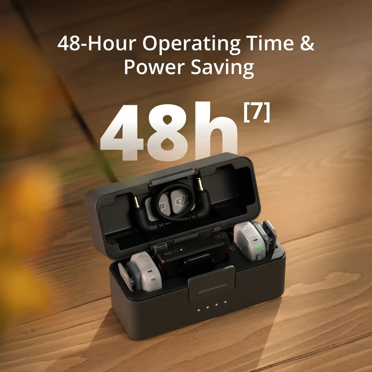 میکروفون یقه‌ای دی‌جی‌آی DJI Mic Mini 2 (2 TX + 1 Mobile RX + Charging Case) — تصویر ۸