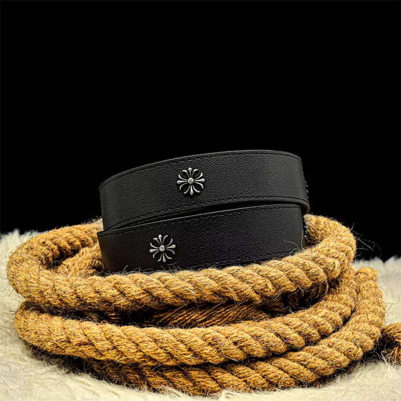 کمربند کروم هارتز تسمه کاستوم (Chrome Hearts) — تصویر ۴