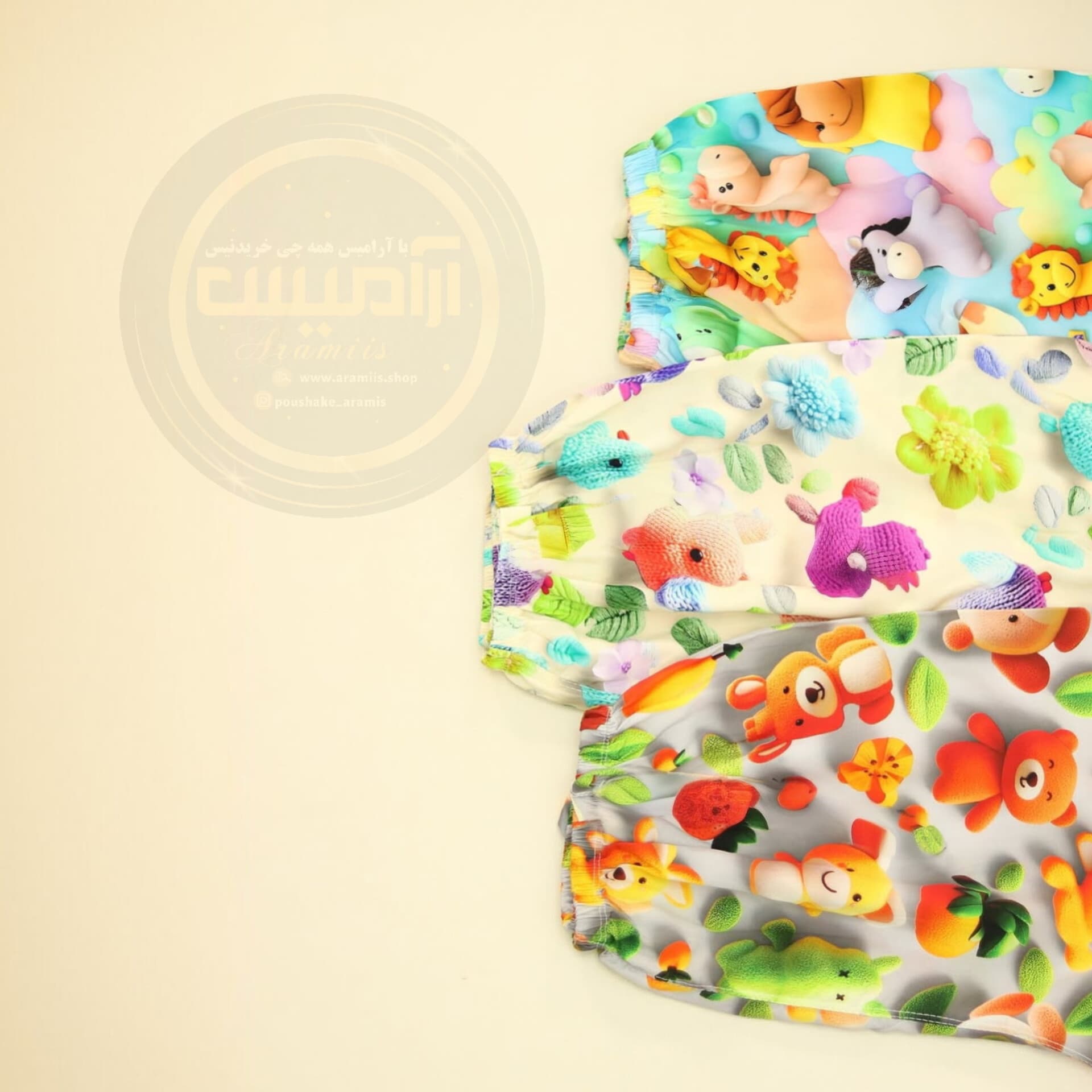 شورتک نخ تایلندی 3بعدی فانتزی — تصویر ۲