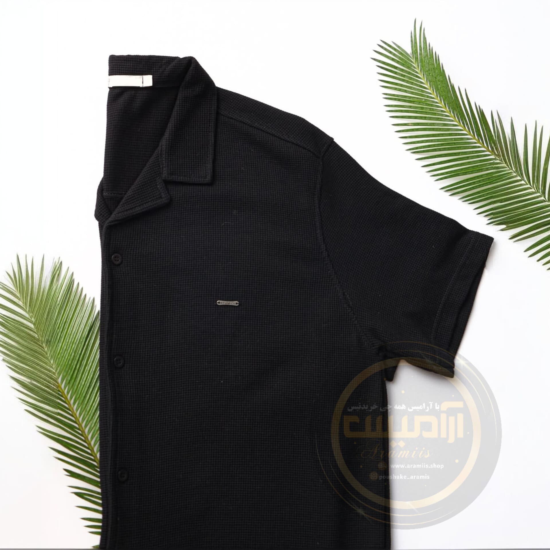 پیراهن مردانه بیسکوییتی الگانس — تصویر ۴
