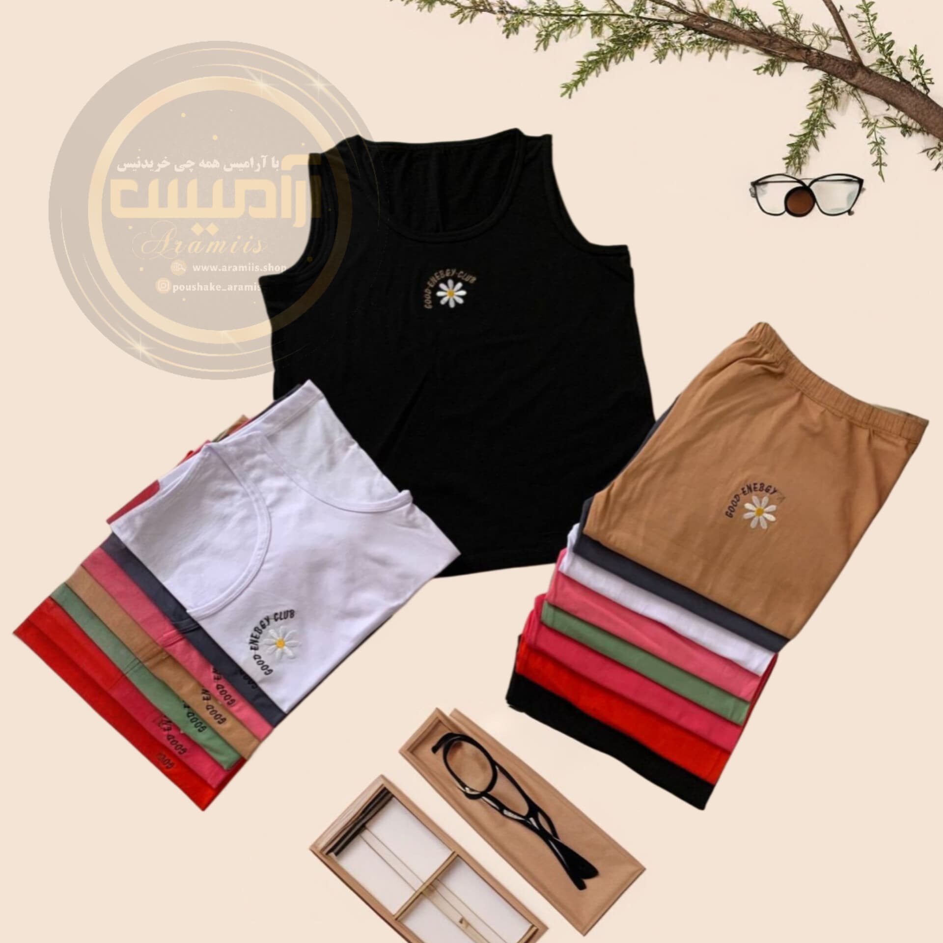 تاپ و شلوارک بابونه — تصویر ۲