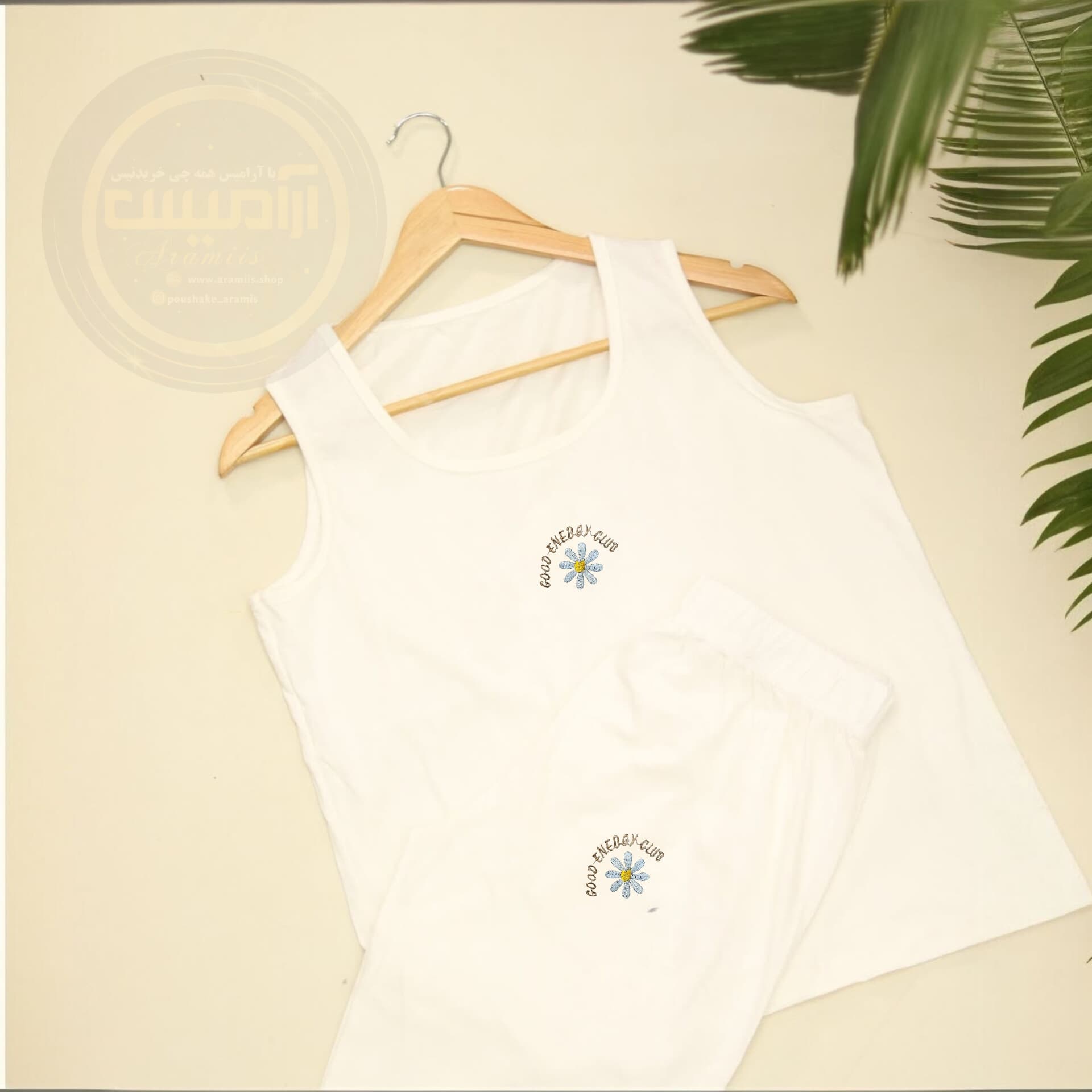 تاپ و شلوارک بابونه — تصویر ۳