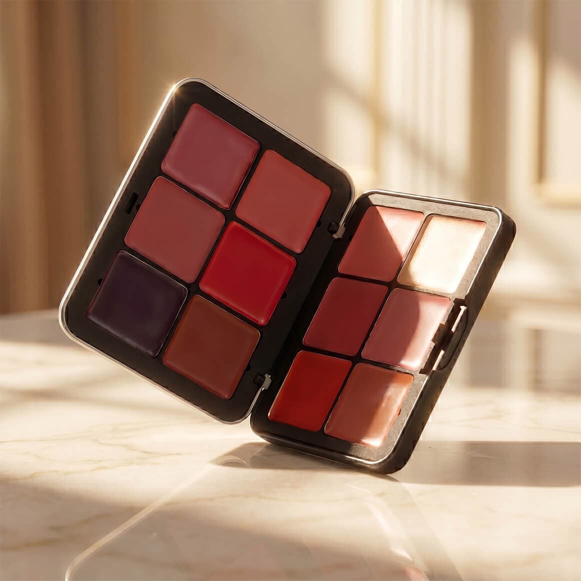 پالت دو طرفه رژ لب و رژ گونه مای میکاپ استوری My Makeup Story مدل Cream Lip and Blusher اورجینال — تصویر ۵