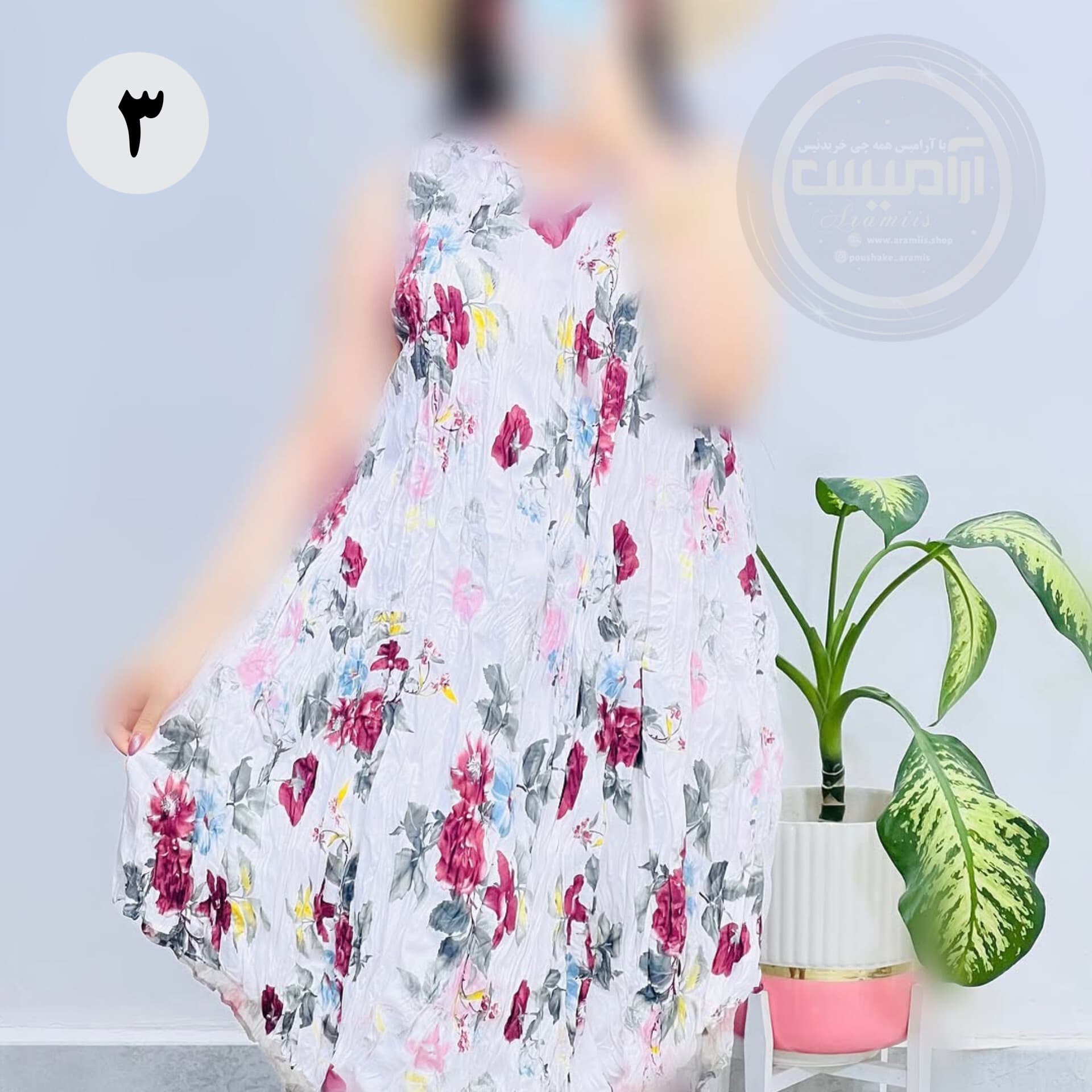 ساحلی کوتاه پلیسه طرحدار — تصویر ۵