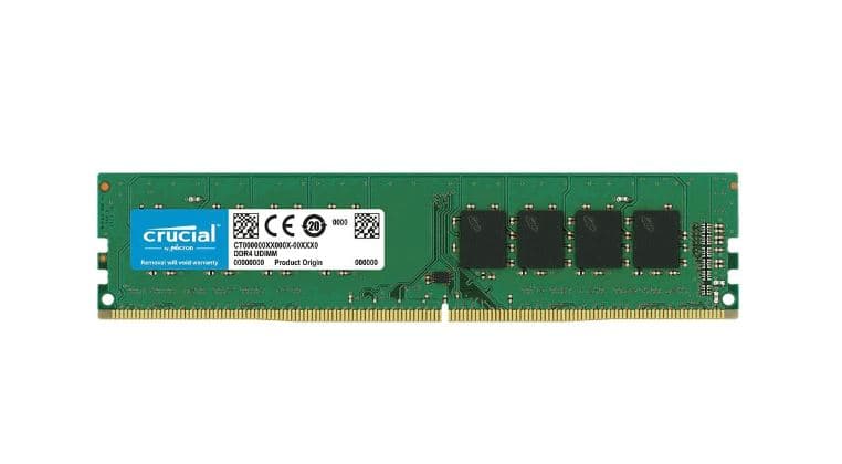 رم DDR4 تک کاناله 2400 مگاهرتز Crucial ظرفیت 4 گیگابایت