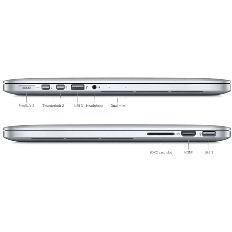 لپ تاپ اپل APPLE MacBook Pro 2014 | i7 | 16G | 256G | INTEL iris PRO | 15.4”2K (استوک) — تصویر ۲