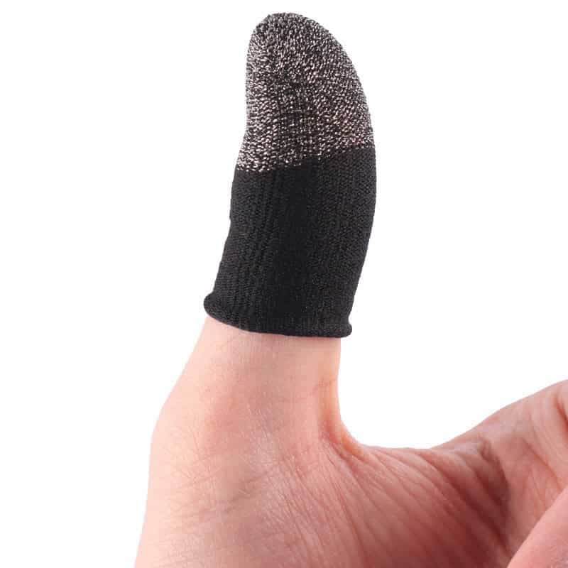 دستکش بازی Finger Sleever فایبر کربن و سیلور — تصویر ۶