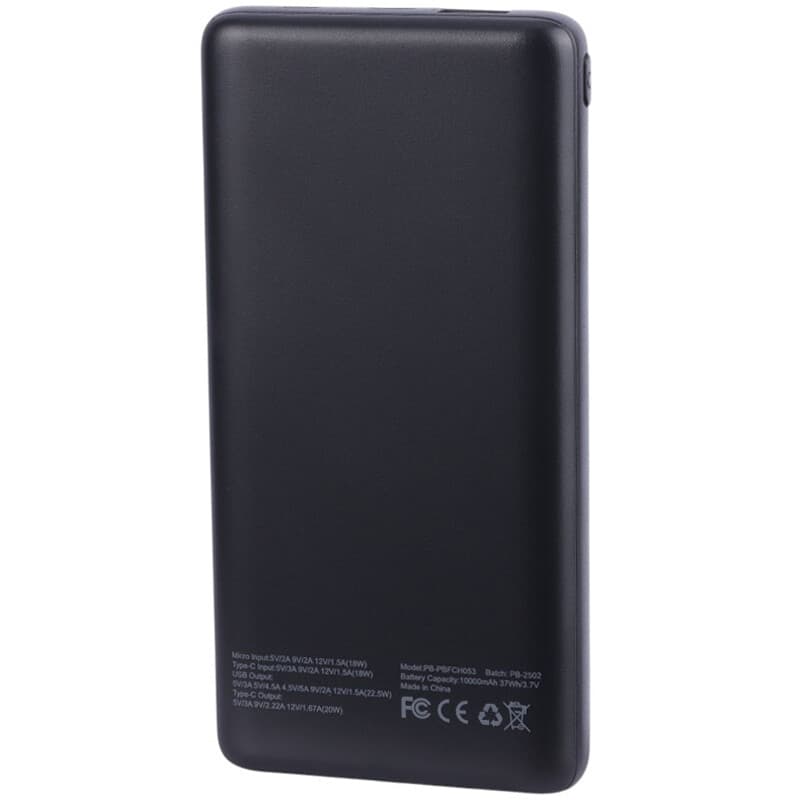پاور بانک فست شارژ پرودو Blue PB-PBFCH053 QC3.0 PD 22.5W ظرفیت 10000 میلی آمپر ساعت — تصویر ۳