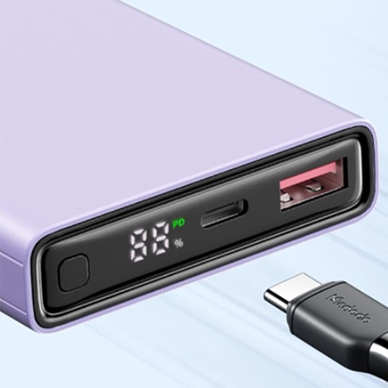 پاور بانک فست شارژ مک دودو MC-294 PD QC3.0 20W ظرفیت 10000 میلی آمپر ساعت — تصویر ۸