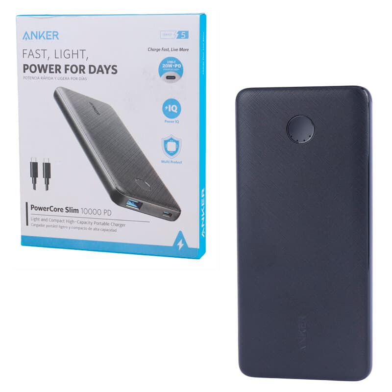پاور بانک فست شارژ انکر Anker 523 A1245613 PD 22.5W ظرفیت 10000 میلی آمپر ساعت