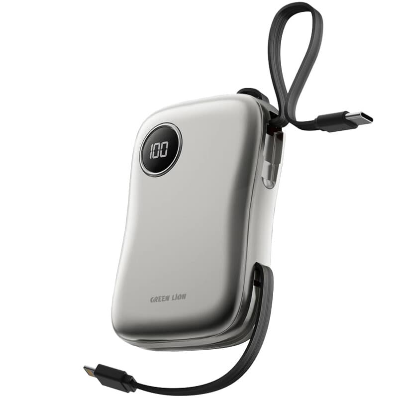 پاور بانک بی سیم فست شارژ گرین لاین MagPulse GL-PX18 PD 30W ظرفیت 10000 میلی آمپر ساعت — تصویر ۳