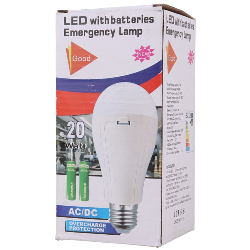 لامپ شارژی 20 وات Led Emergency Lamp — تصویر ۸
