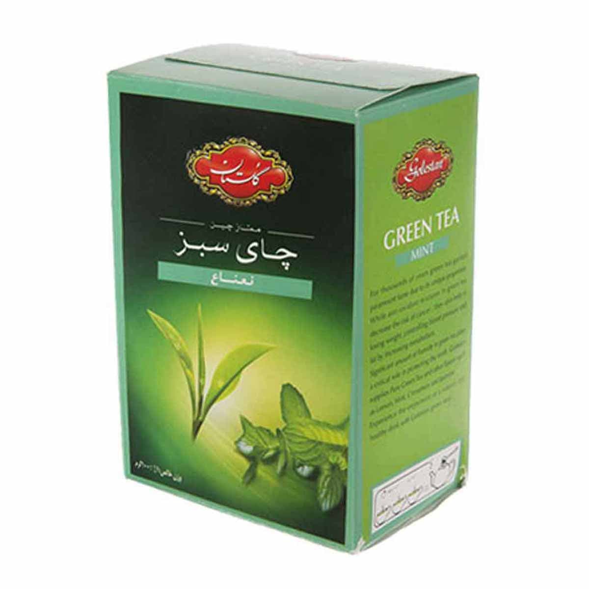 چای سبز نعناع گلستان 100 گرم