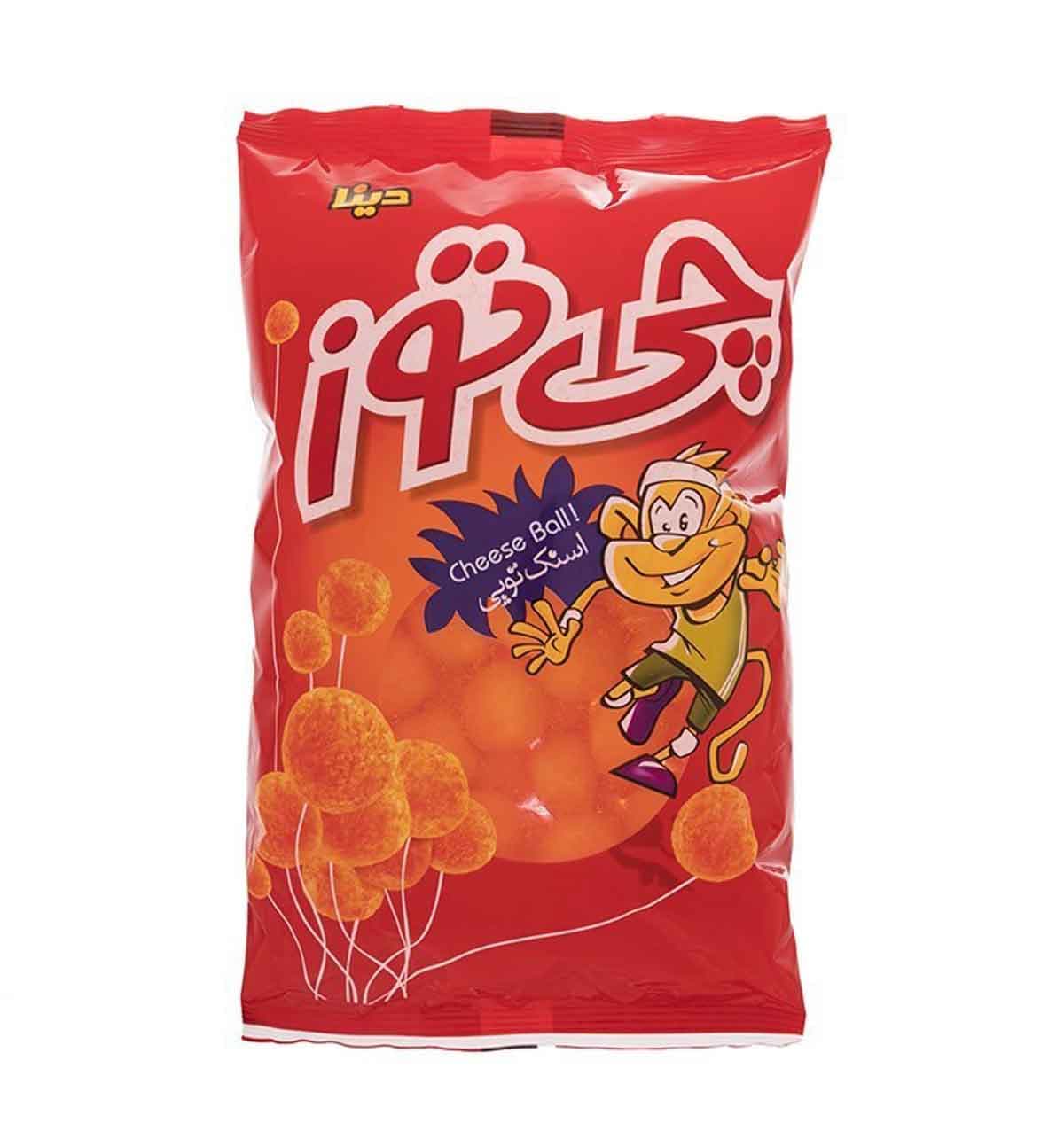 اسنک (پفک) پنیری توپی چی توز 50 گرم