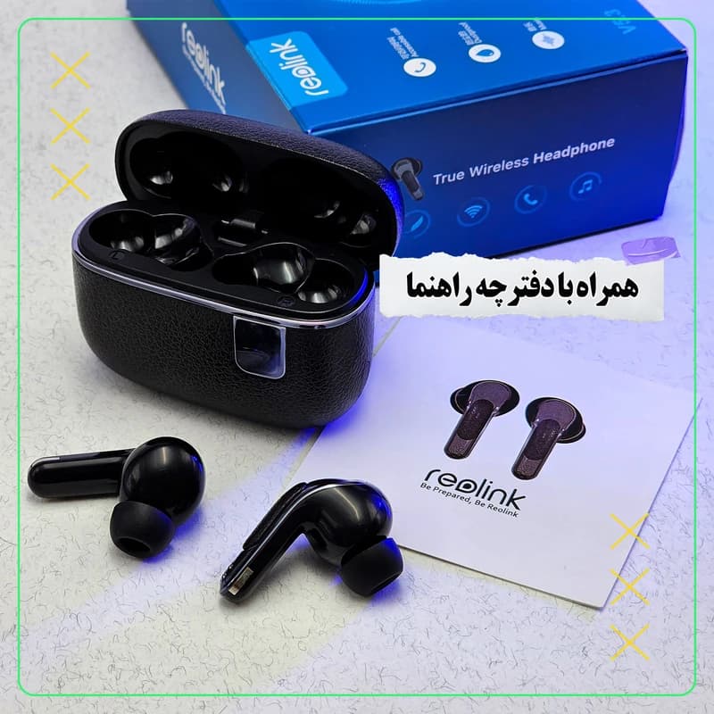 هدفون بلوتوثی ریولینک مدل wr42+anc کد M16840 — تصویر ۳