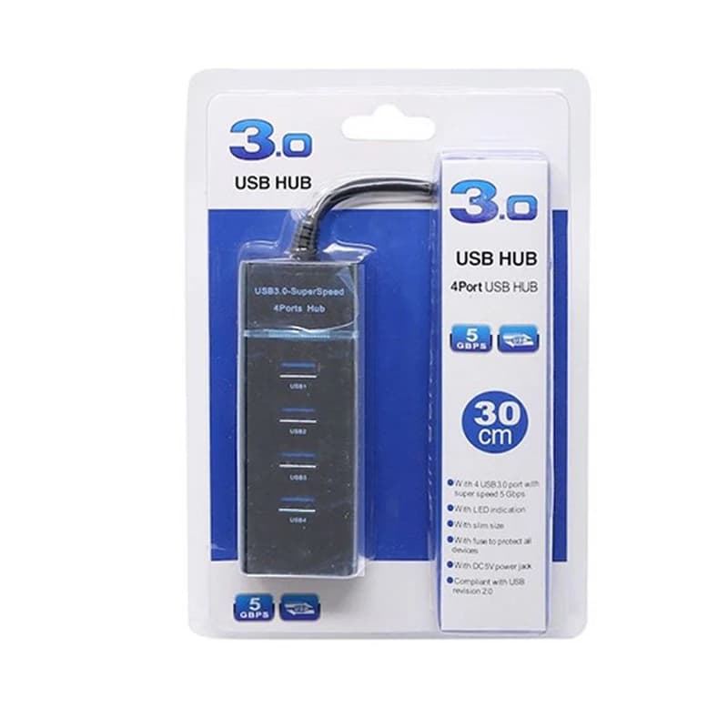 هاب 4 پورت USB 3 مدل T-303 کدm16649 — تصویر ۲