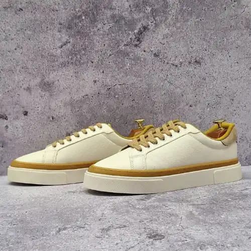 ونس LOUIS VUITTON سفید خردلی-کد 977 — تصویر ۳
