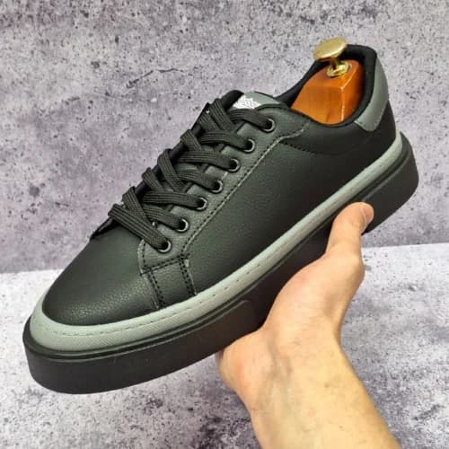 ونس LOUIS VUITTON مشکی طوسی-کد 971 — تصویر ۲