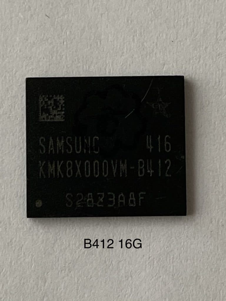 آی سی هارد KMK8X000VM B412 16G — تصویر ۲