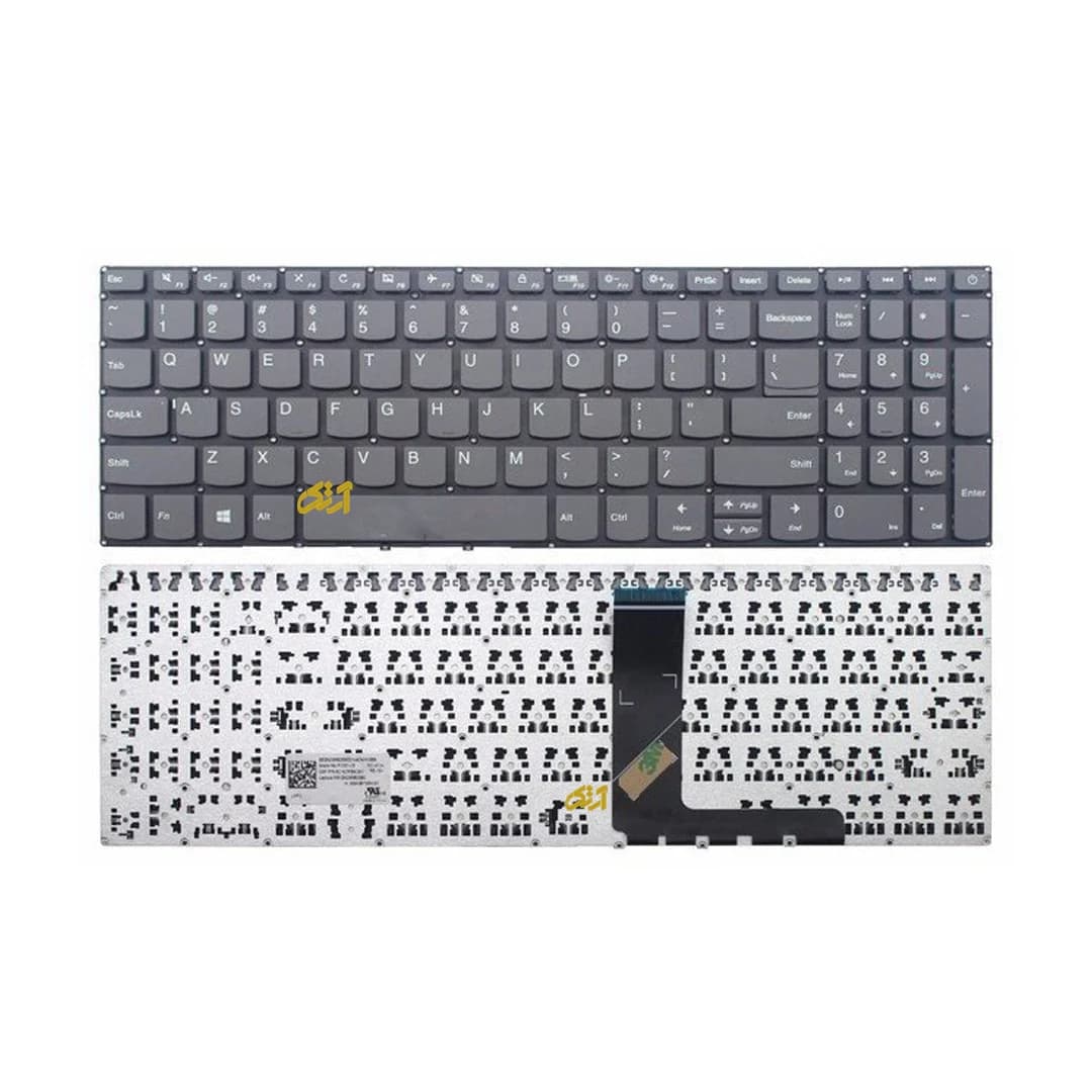 کیبورد لپ تاپ لنوو IdeaPad 320-15 مشکی-اینترکوچک بدون فریم و کلید پاور