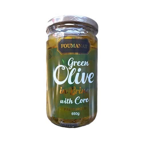 کنسرو زیتون با هسته درشت 650 گ فومنات