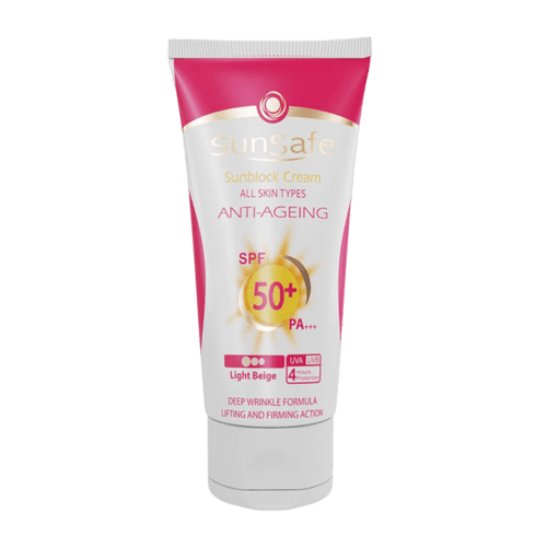 کرم ضد آفتاب +SPF 50 ضد چروک سان سیف ANTI-AGEING