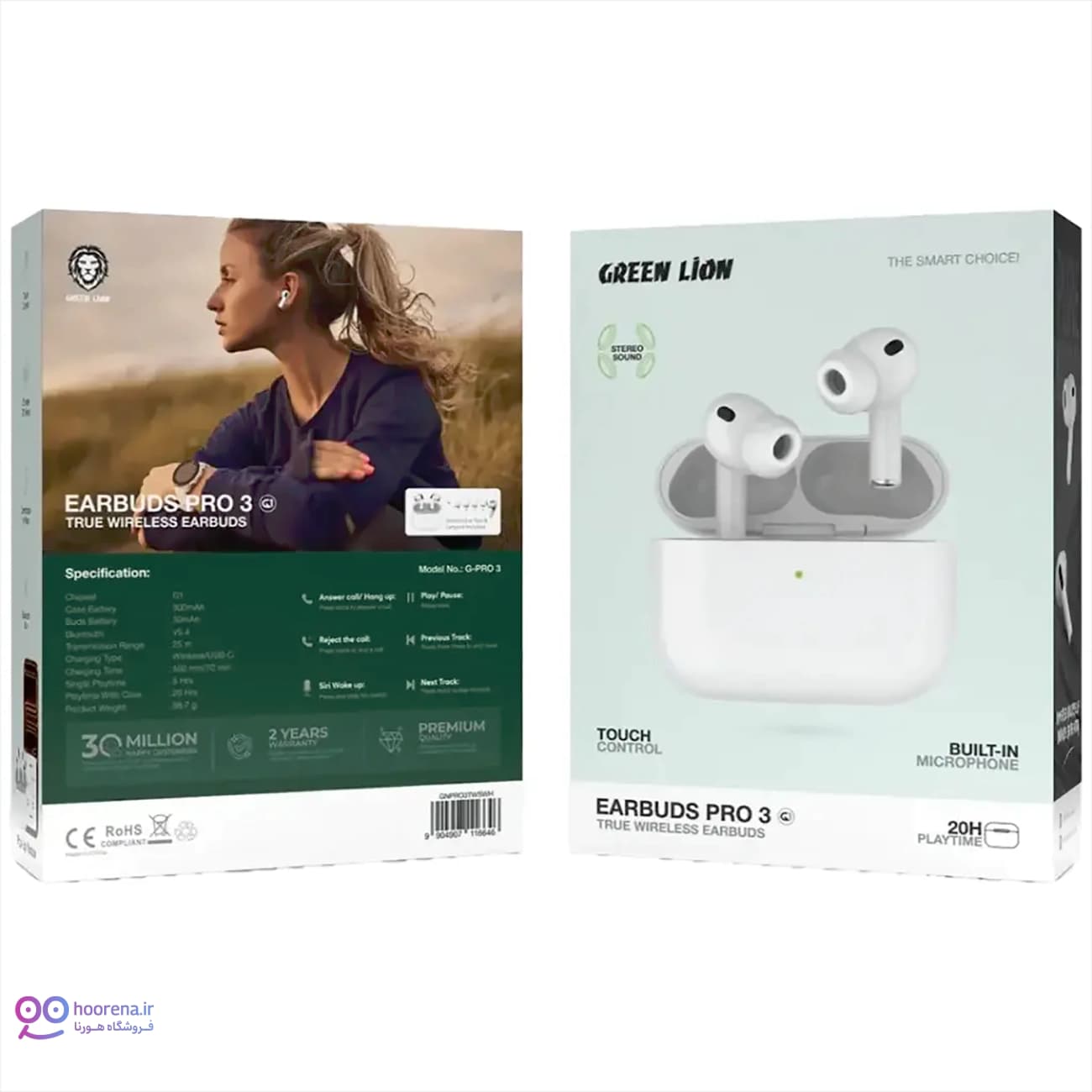 ایرپاد گرین لاین مدل EARBUDS PRO 3 ایرپاد پرو 3 — تصویر ۲