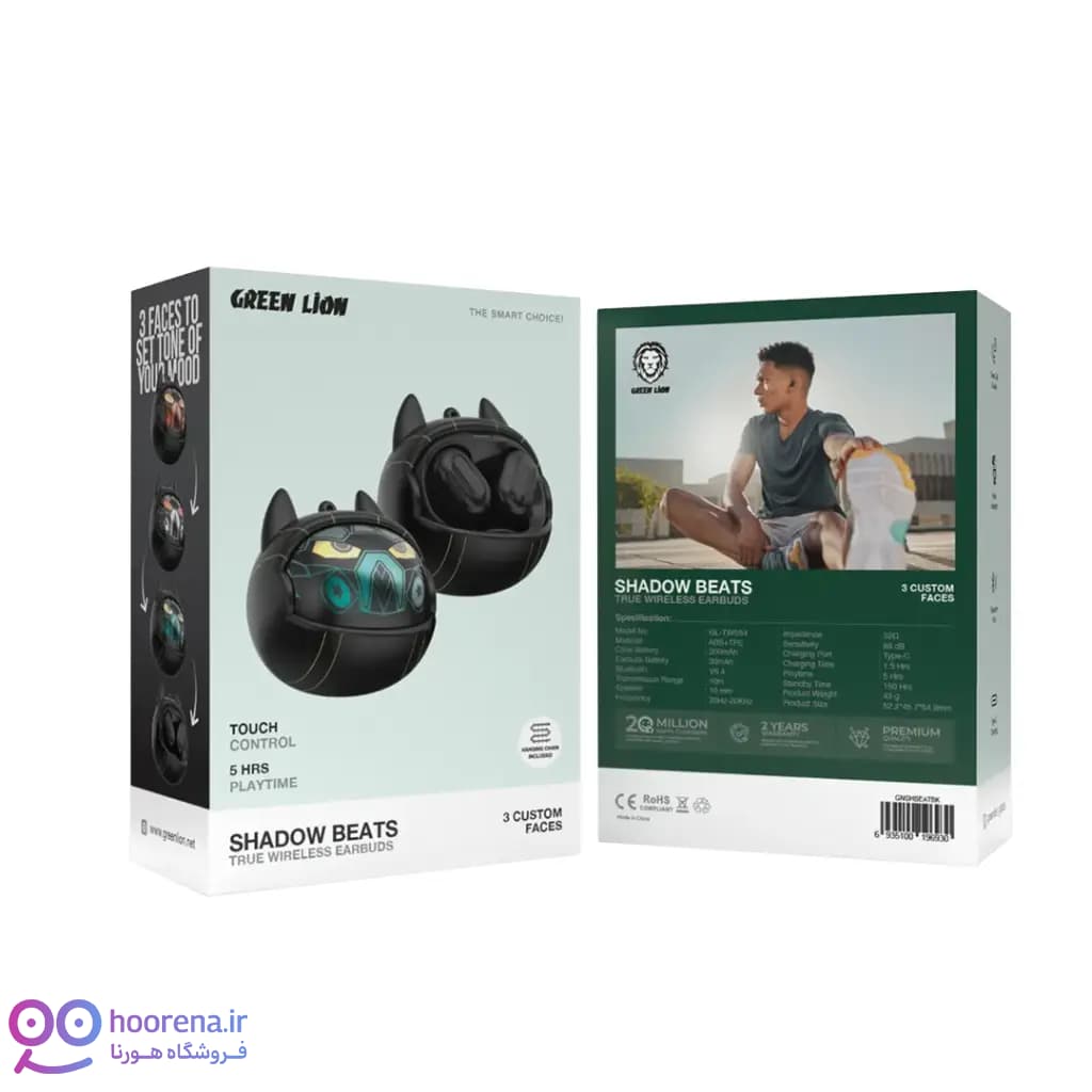 هندزفری بی سیم گرین لاین مدل SHADOW BEATS(47423) — تصویر ۲
