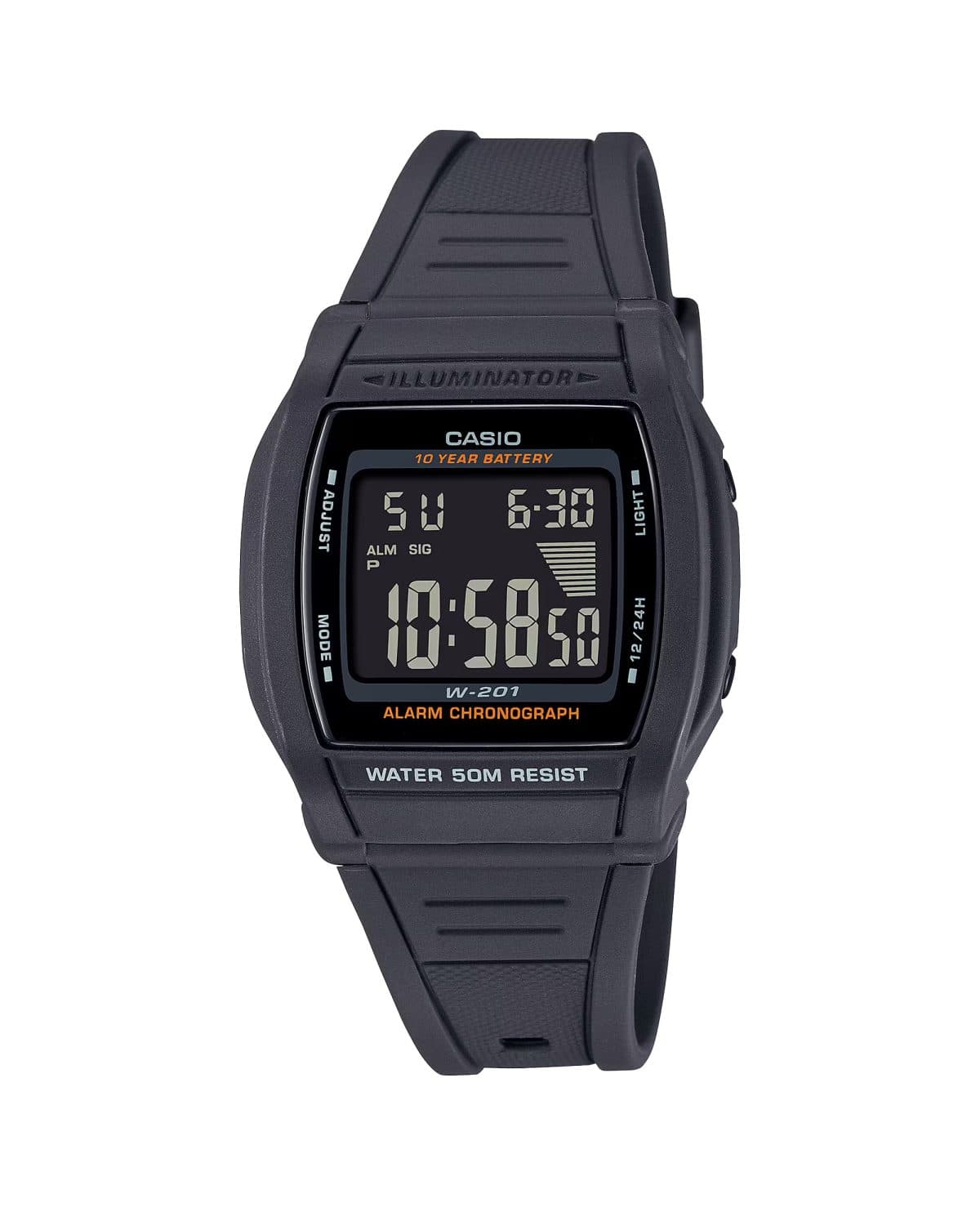 ساعت مچی کاسیو CASIO W-201-1BV