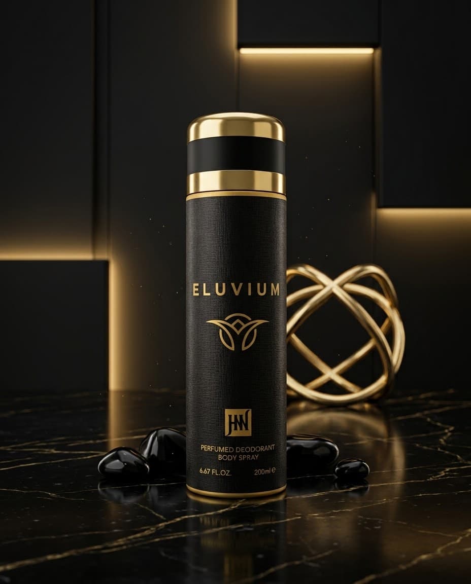 اسپری بدن و دئودورانت مردانه جانوین جکوینز مدل الویوم ELUVIUM اورجینال وارداتی — تصویر ۶