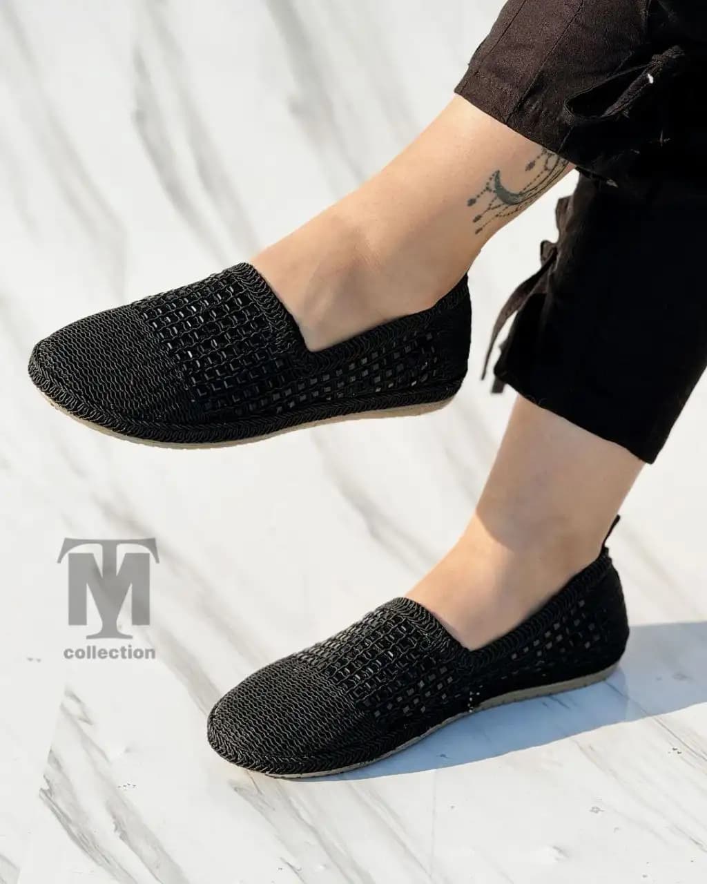 کفش زیره پیو (مشکی) کد 4491 — تصویر ۵