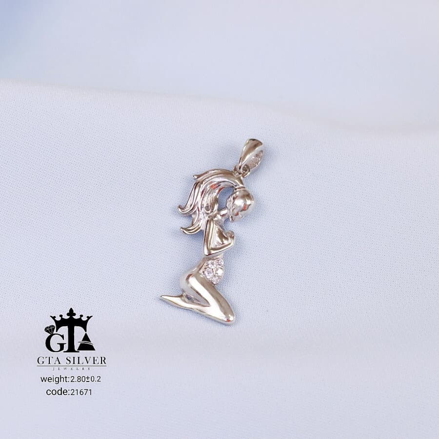 مدال نقره میکرو طرح کد 21671 — تصویر ۲