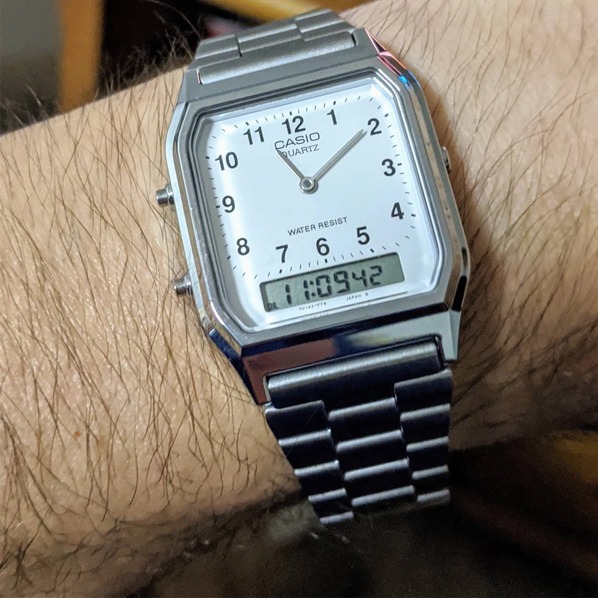ساعت مچی مردانه کاسیو CASIO AQ-230A-7BMQ — تصویر ۶