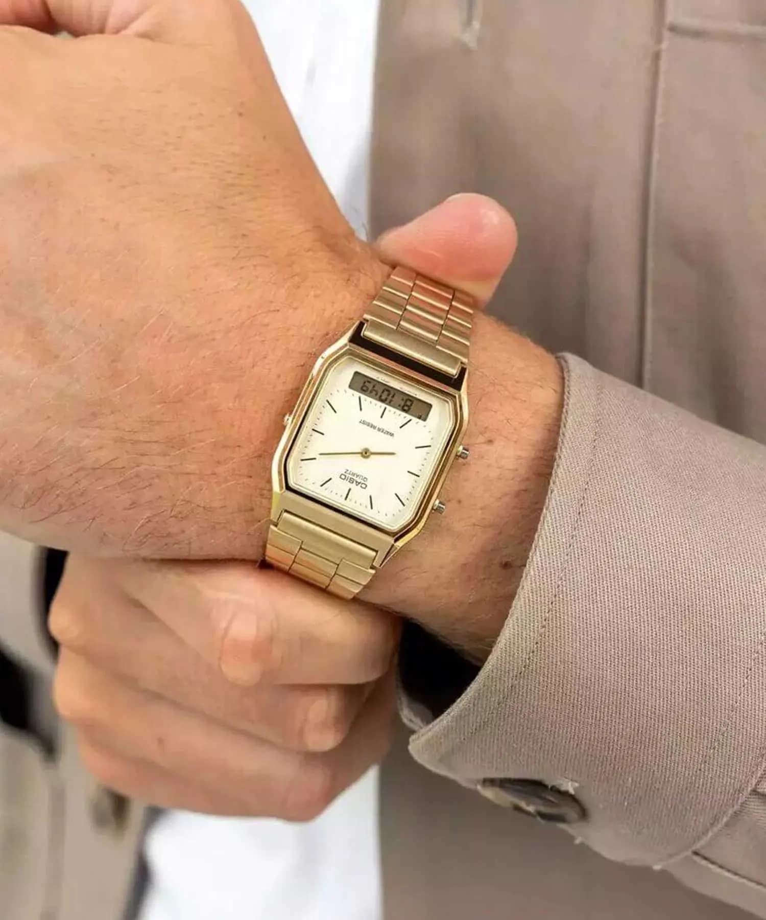 ساعت مچی مردانه کاسیو CASIO AQ-230GA-9DMQ — تصویر ۸