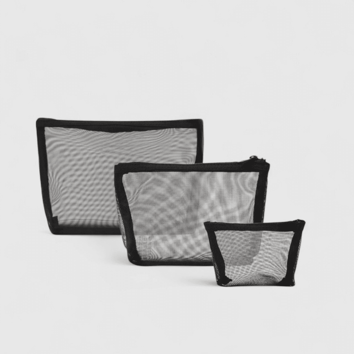 ست کیف توری آرایشی و نظم دهنده 3 عددی (رنگبندی موجود)