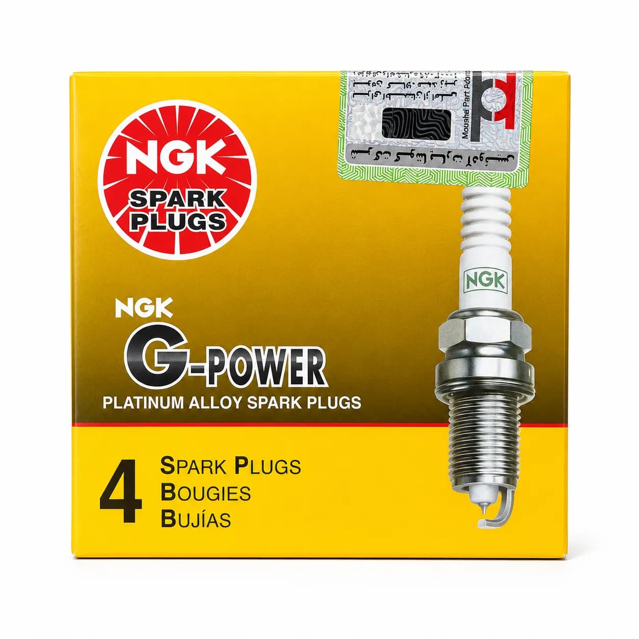 شمع سوزنی ان جی کا NGK پایه بلند کد 5018 LFR5AGP