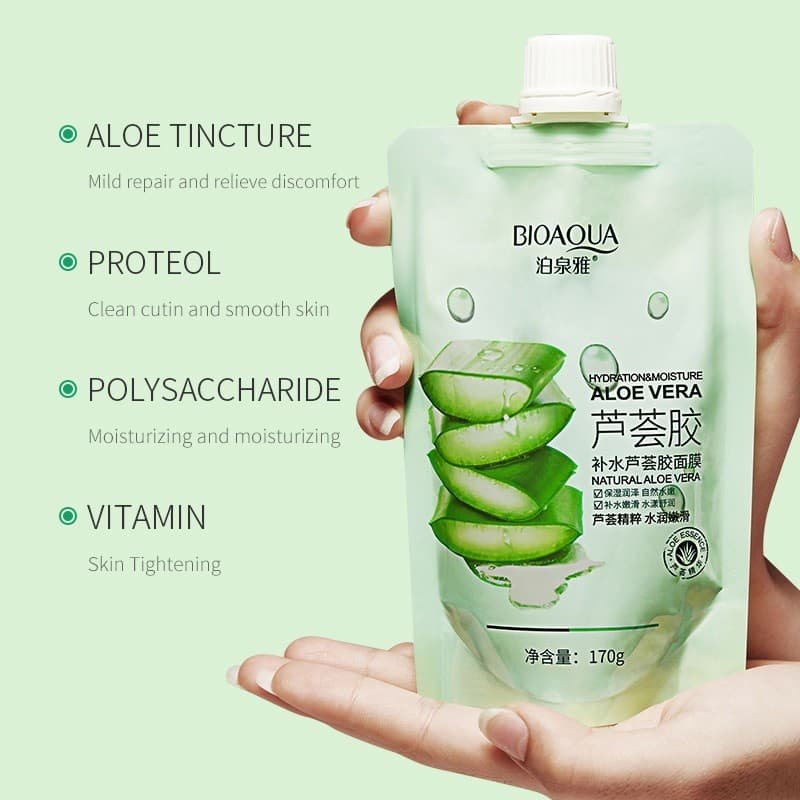 ماسک ژل آبرسان آلوورا BIOAQUA — تصویر ۲