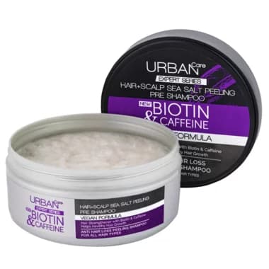 اسکراب مو اربن کر مدل Biotin & Caffeine