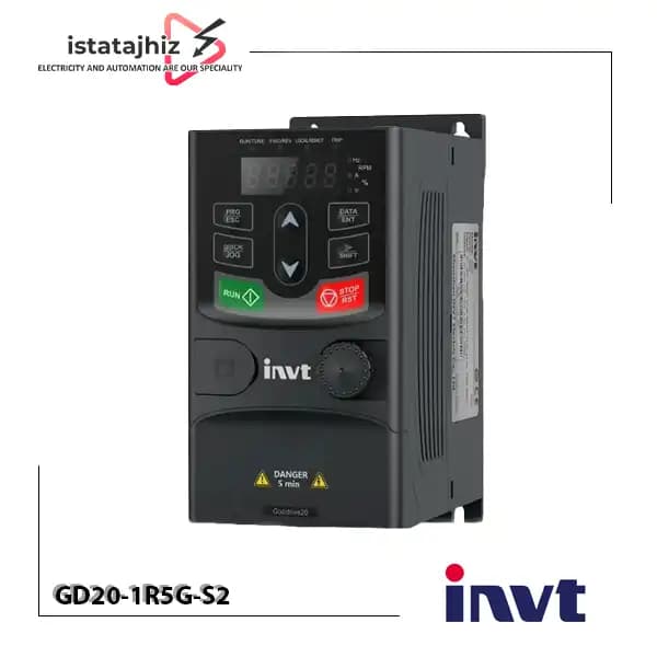 اینورتر تکفاز 1.5 کیلووات INVT GD20-1R5G-S2