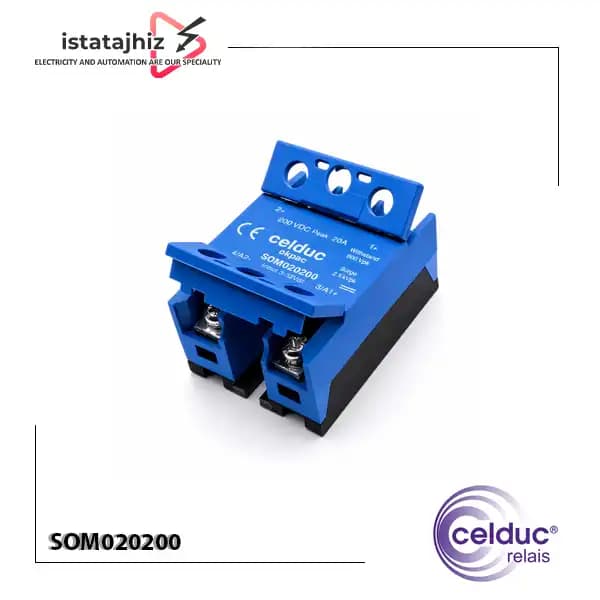 رله SSR تک فاز 20 آمپر سلدوک SOM020200