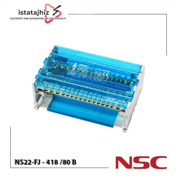 ترمینال توزیع 4 پل 80 آمپر FJ-418/80B